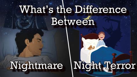 What's the difference between a scary dream and a nightmare?