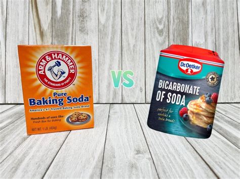 What's the difference between baking soda and bicarbonate of soda?