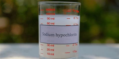 What's the difference between bleach and sodium hypochlorite?
