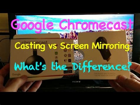 What's the difference between mirroring and casting?