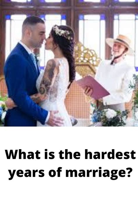 What's the hardest year of marriage?
