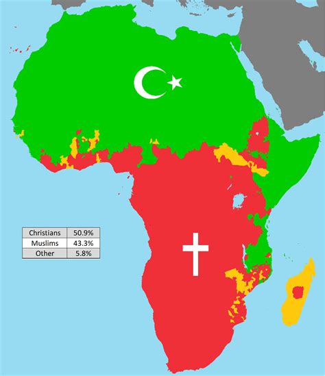 What's the main religion in Africa?