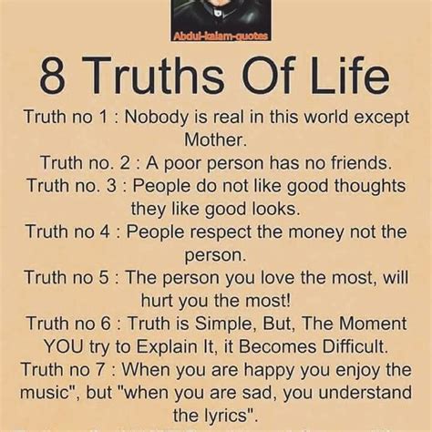 What's the ultimate truth of life?