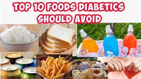 What 10 foods should diabetics avoid?