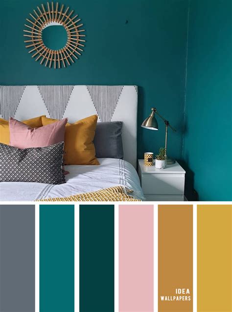 What 2 colours go well together in a bedroom?