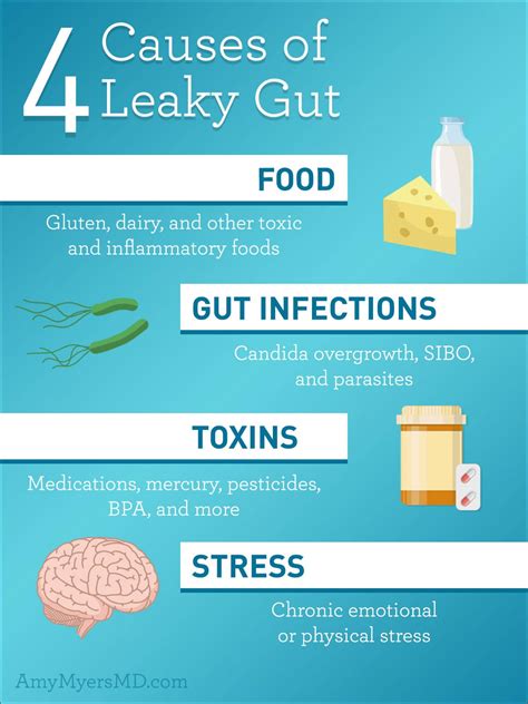 What 3 foods cause leaky gut?