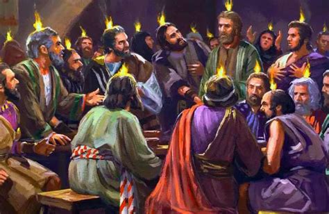 What 3 things happened during Pentecost?