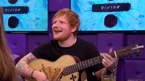 What 4 chords did Ed Sheeran play?