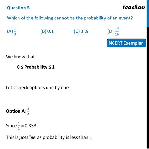 What Cannot be a probability?