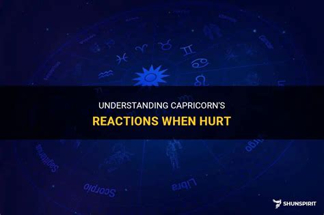 What Capricorn do when they are hurt?