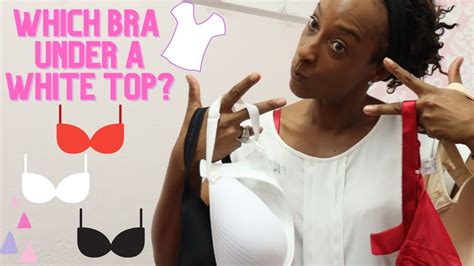 What Colour bra is invisible under white?