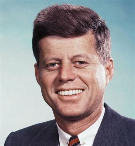 What Colour was JFK hair?