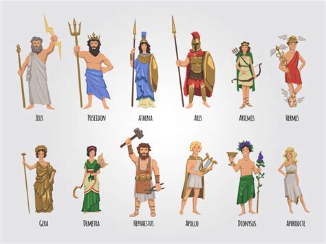 What Greek gods number is 8?