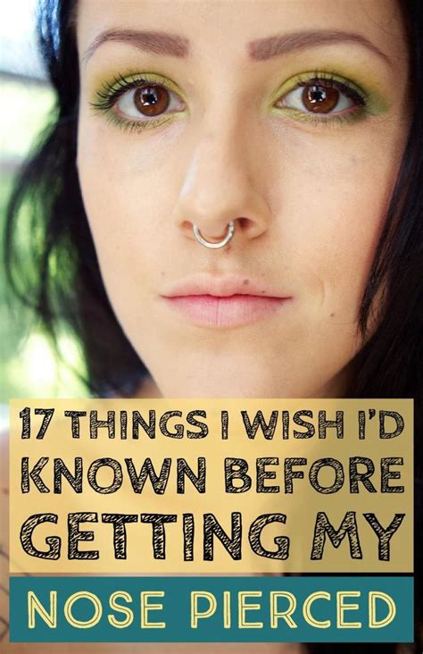 What I wish I knew before getting my nose pierced?