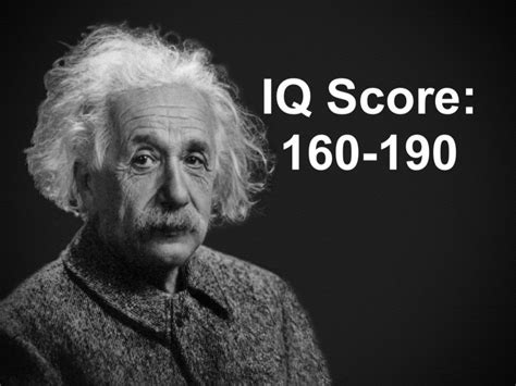 What IQ did Albert Einstein have?