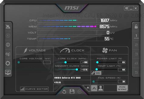 What MHz should a 3060 run at?