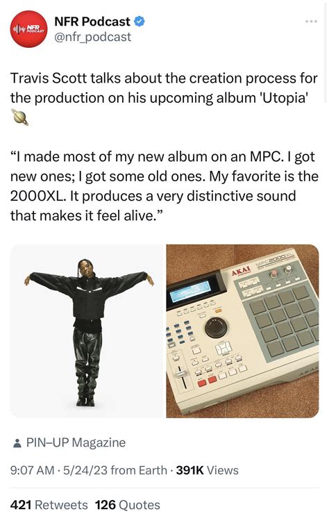What MPC does Travis Scott use?