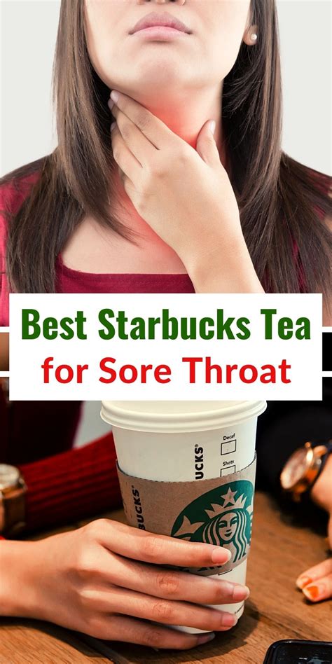 What Starbucks drink is good for sore throat?