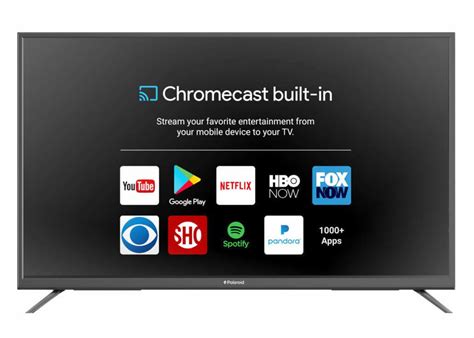 What TVs have built in chromecast?