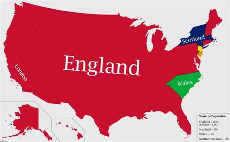 What US state is similar size to the UK?