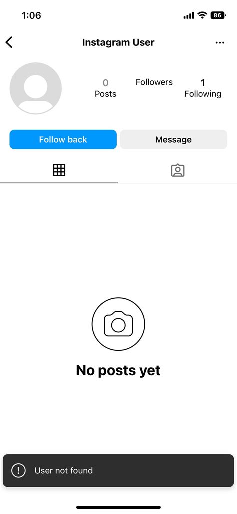 What a deactivated Instagram looks like?