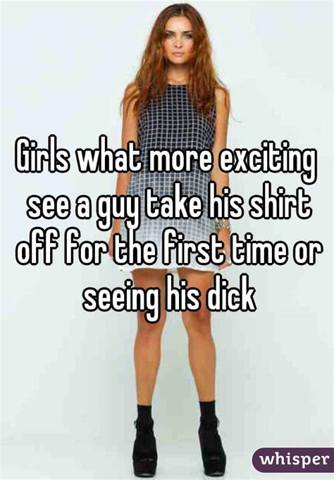 What a guy sees first in a girl?
