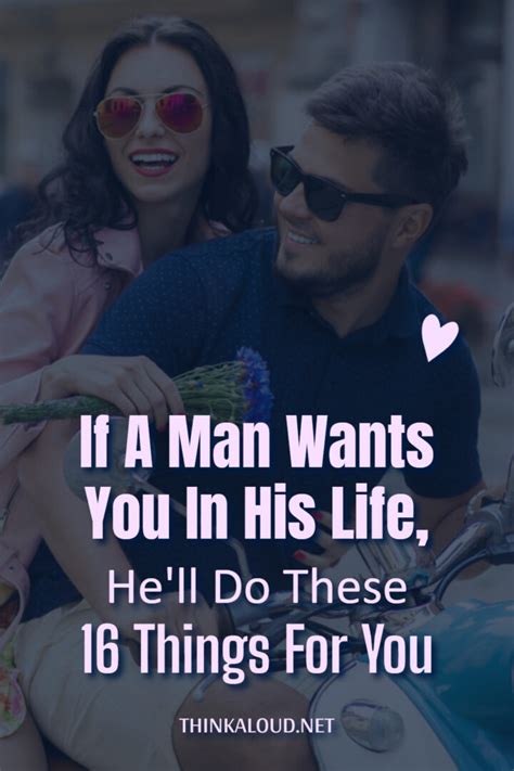 What a man wants in life?