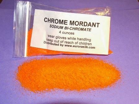 What acid is used as a dye mordant?
