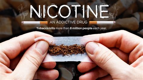 What addictive drug is found in tobacco?