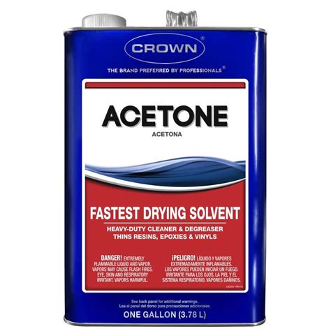 What adhesive can be dissolved with acetone?