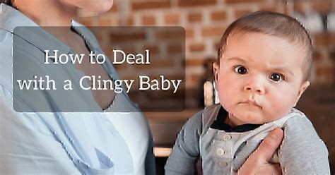 What age are babies most clingy to mom?