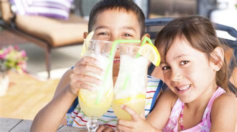 What age can kids drink lemonade?