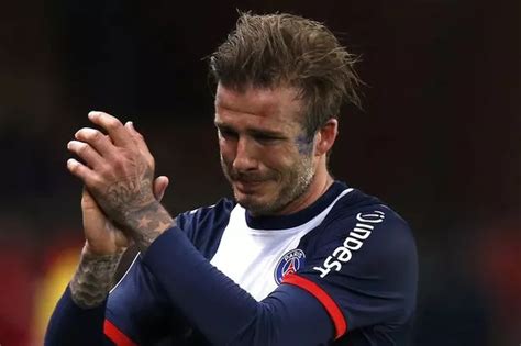 What age did David Beckham get scouted?