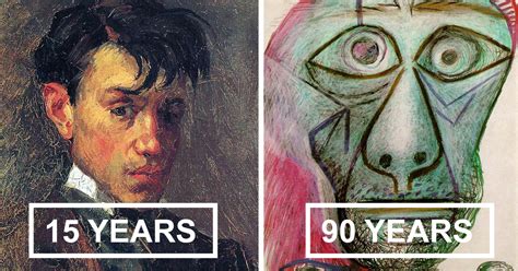 What age did Picasso stop painting?