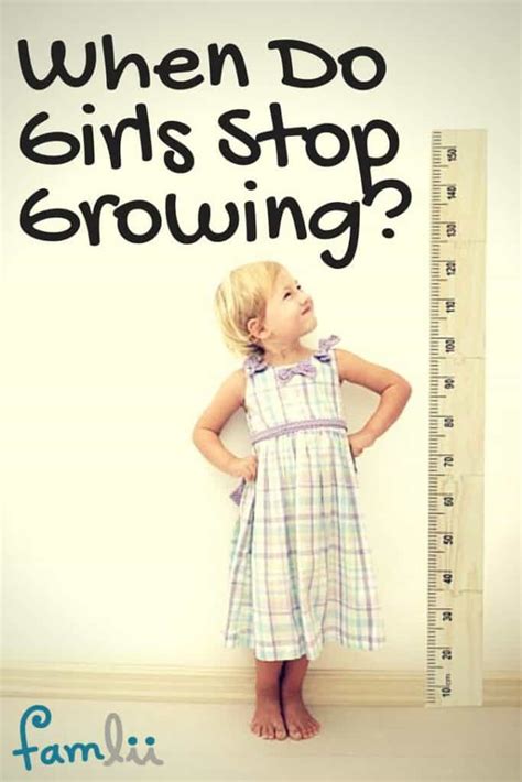 What age do girls stop growing?