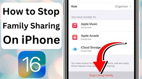 What age does Family Sharing stop on Iphone?