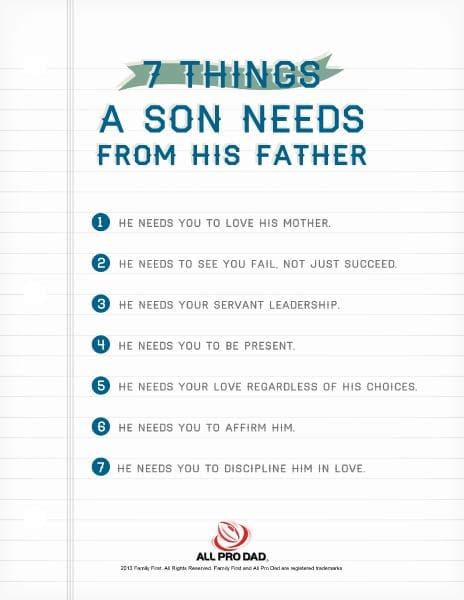 What age does a son need his father the most?