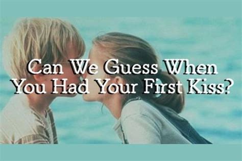 What age is a first kiss?