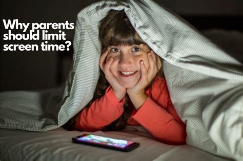 What age should parents stop controlling screen time?