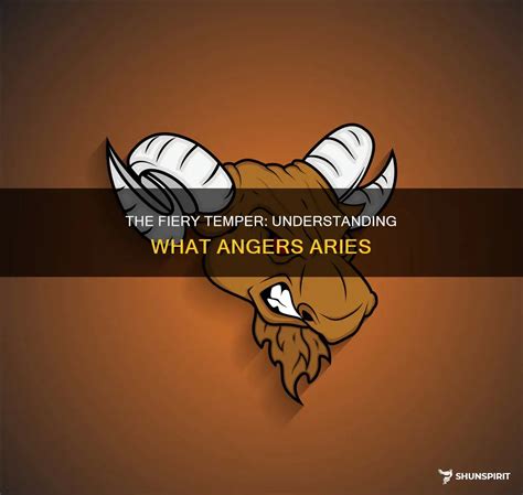 What angers Aries?
