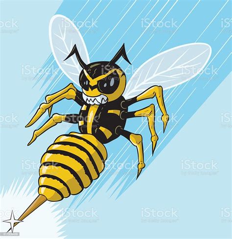 What angers a wasp?