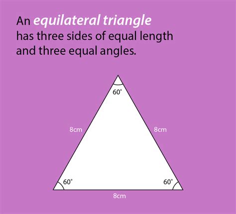 What angle has 3 equal sides?