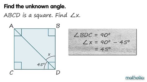 What angle is a square corner?