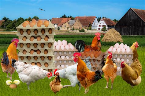 What animal buries chicken eggs?