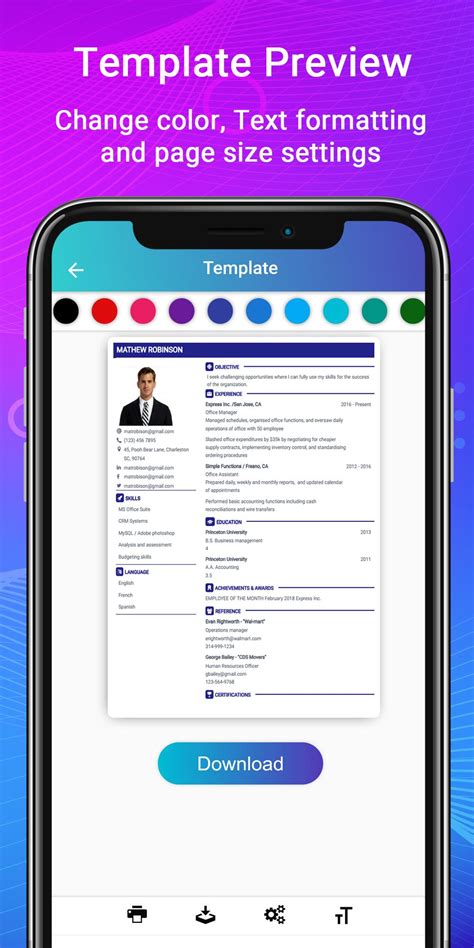 What app can I use for CV?