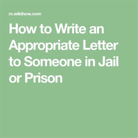 What app can I use to write someone in jail?