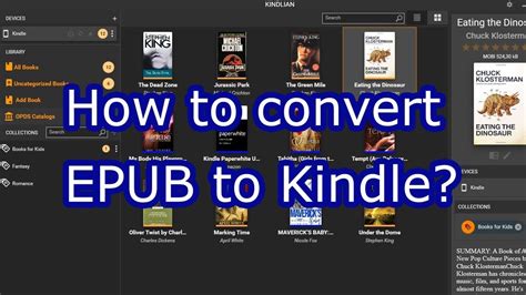 What app converts EPUB to Kindle?