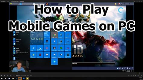 What app lets you play PC games on mobile?