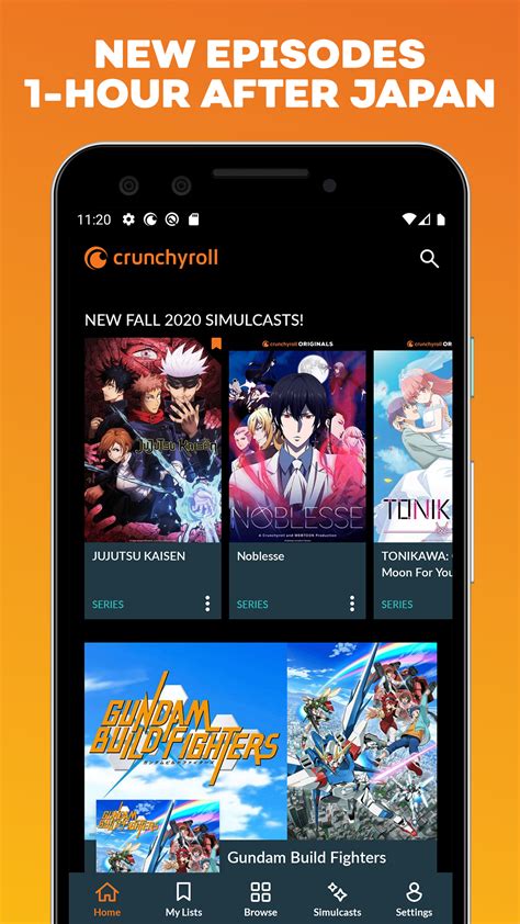 What apps have Crunchyroll?
