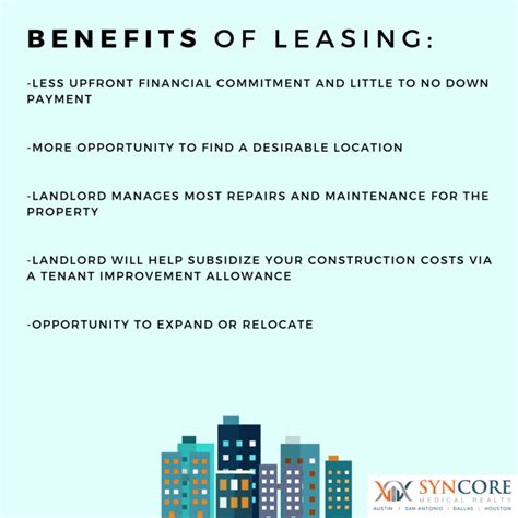 What are 2 benefits of leasing?